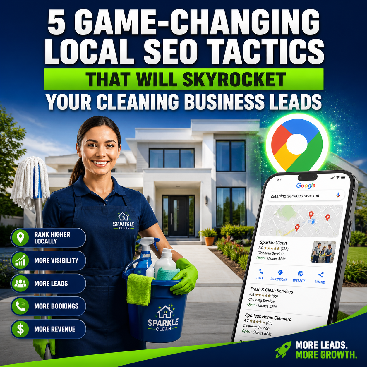 5 Game-Changing Local SEO Tactics That Will Skyrocket Your Cleaning Business Leads