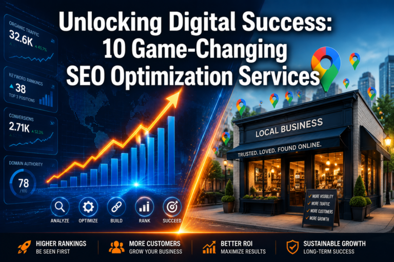 Unlocking Digital Success: 10 Game-Changing SEO Optimization Services That Skyrocket Your Online Visibility