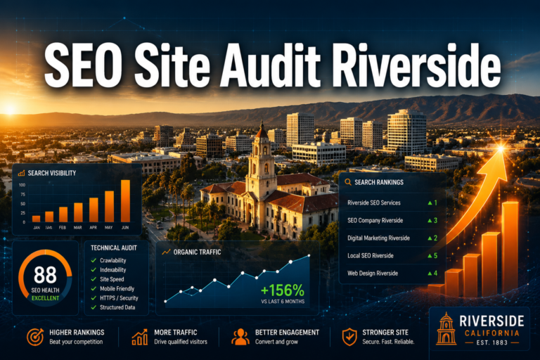 SEO site audit Riverside