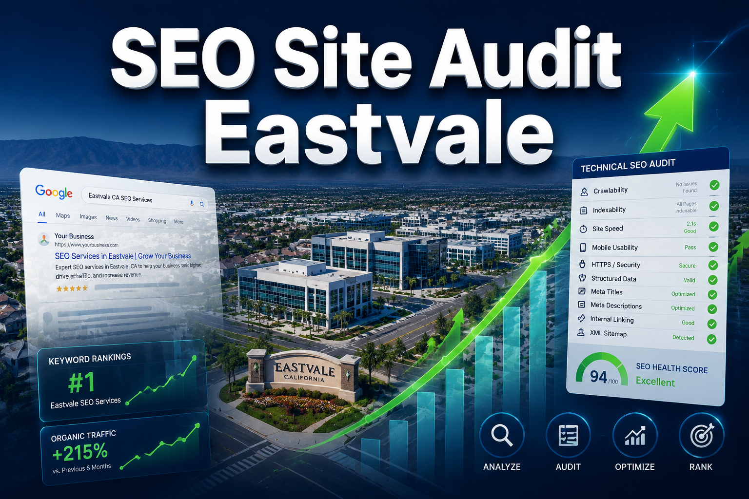 SEO site audit Eastvale