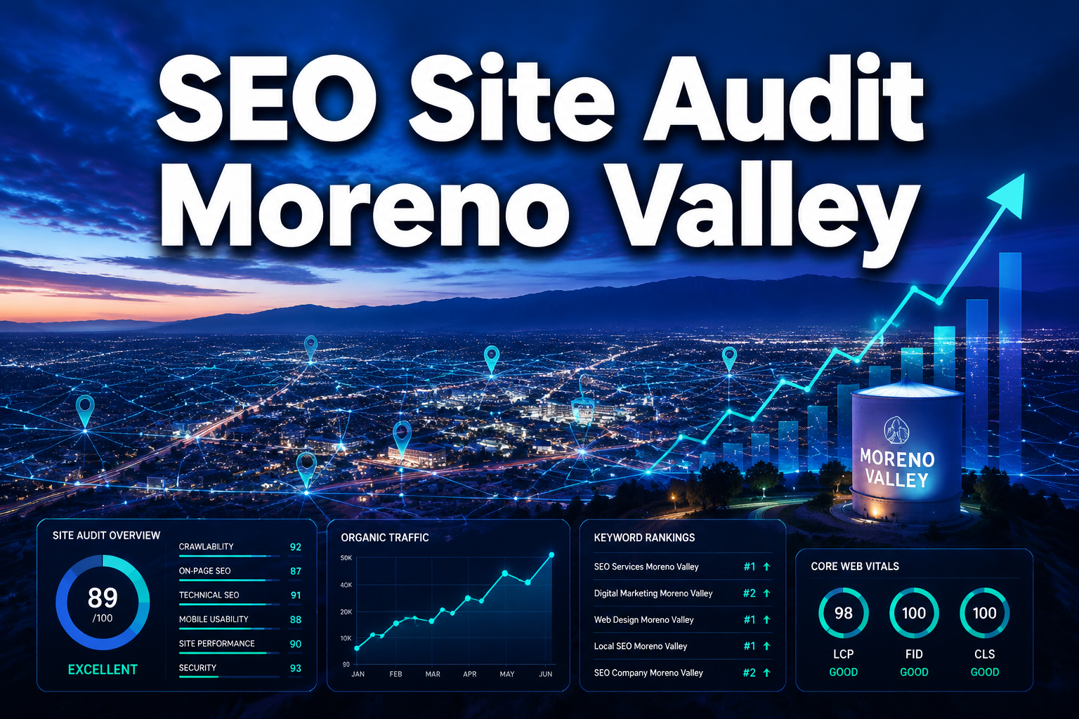 SEO site audit Moreno Valley