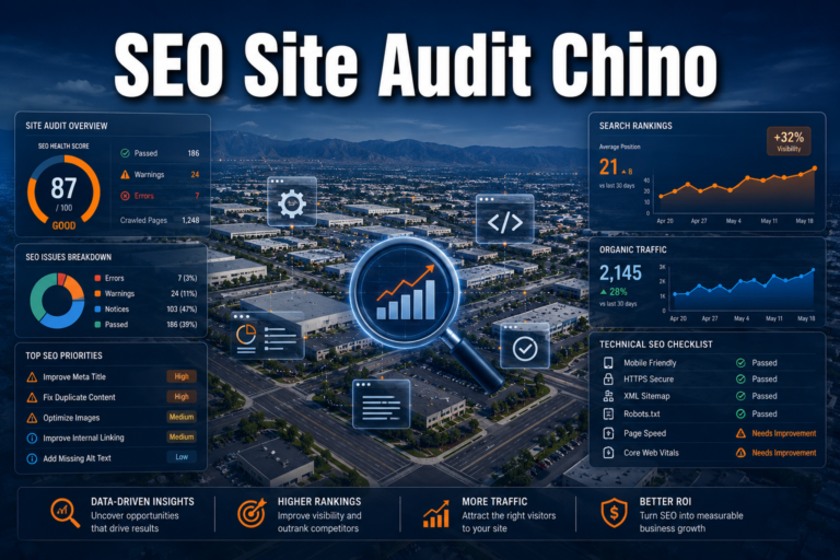 SEO site audit Chino
