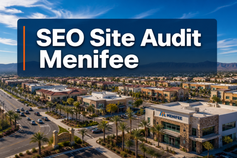 SEO site audit Menifee