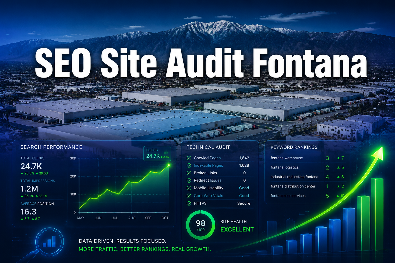 SEO site audit Fontana