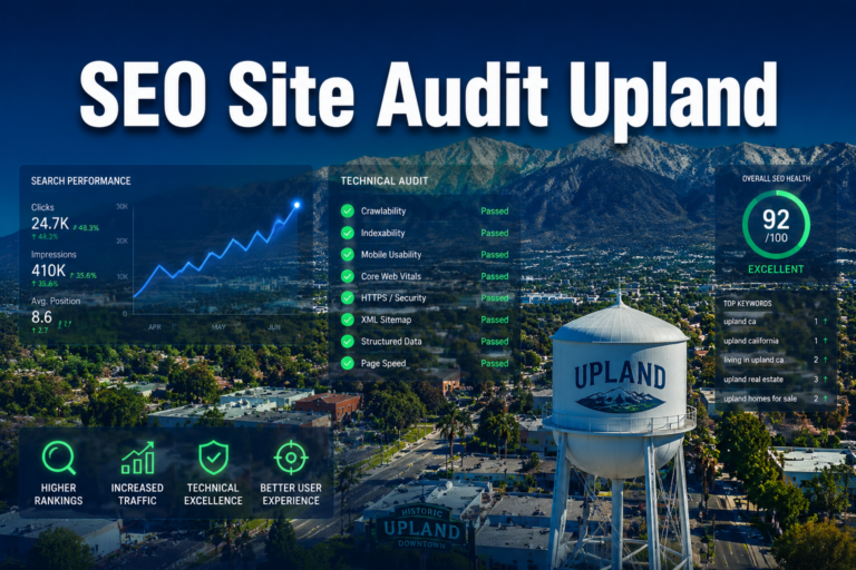 SEO site audit Upland