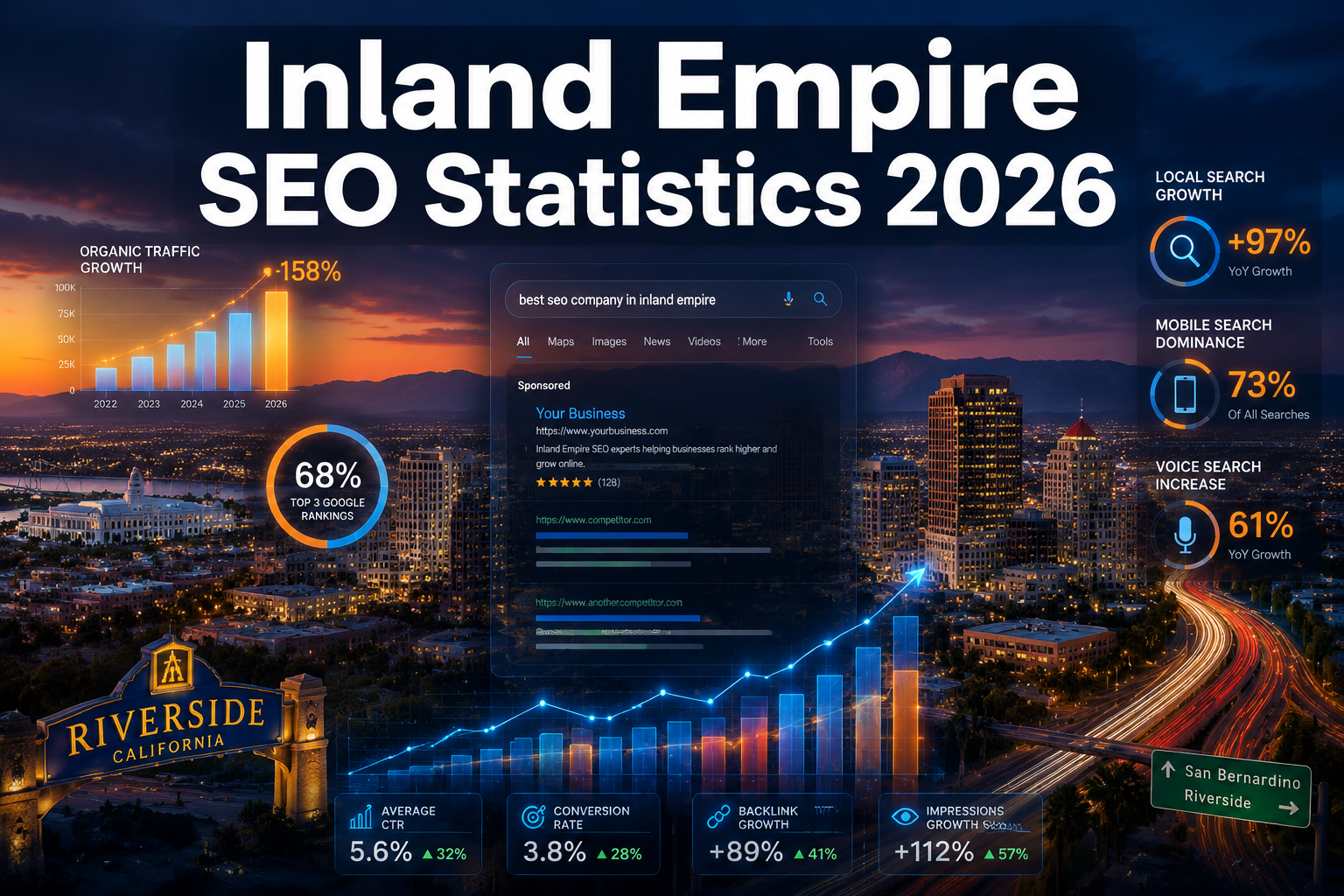 Inland Empire SEO statistics 2026